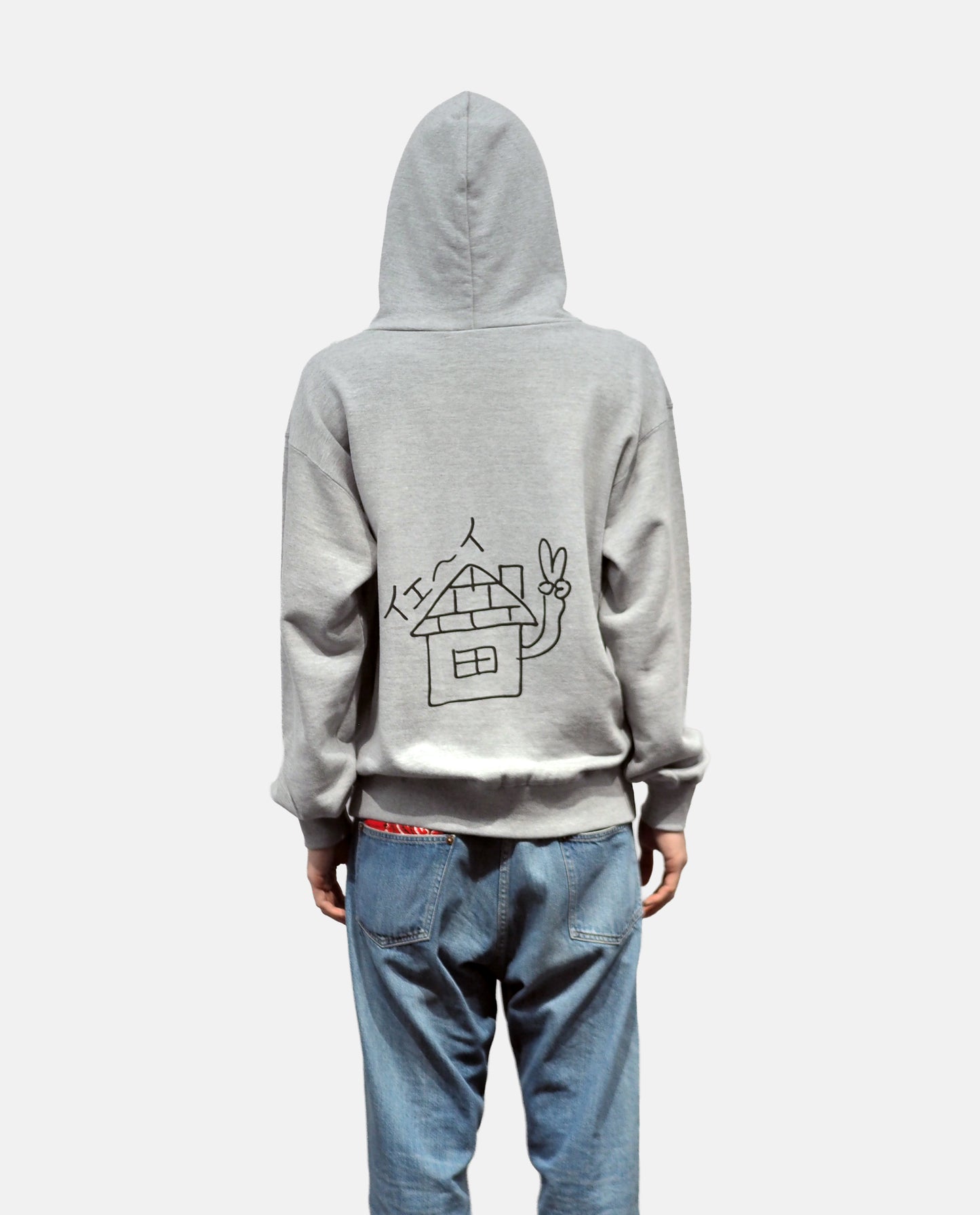 〖くま〗Sweatshirt hoodie-gr