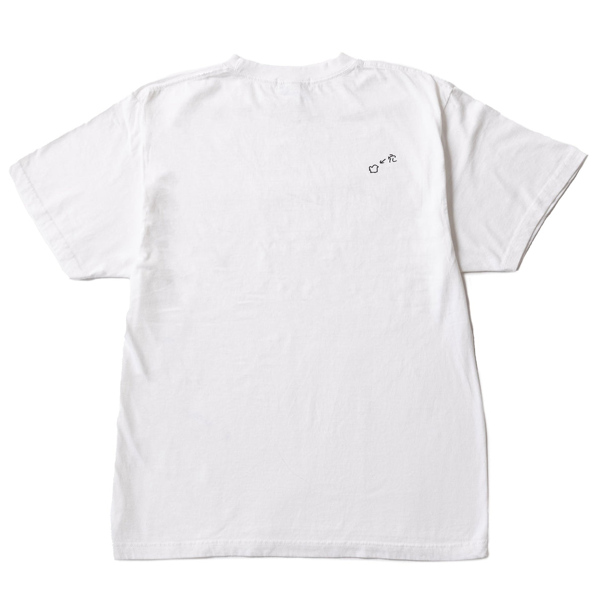 〖ゴマと穴とペンキ〗Pigment T-shirts - White