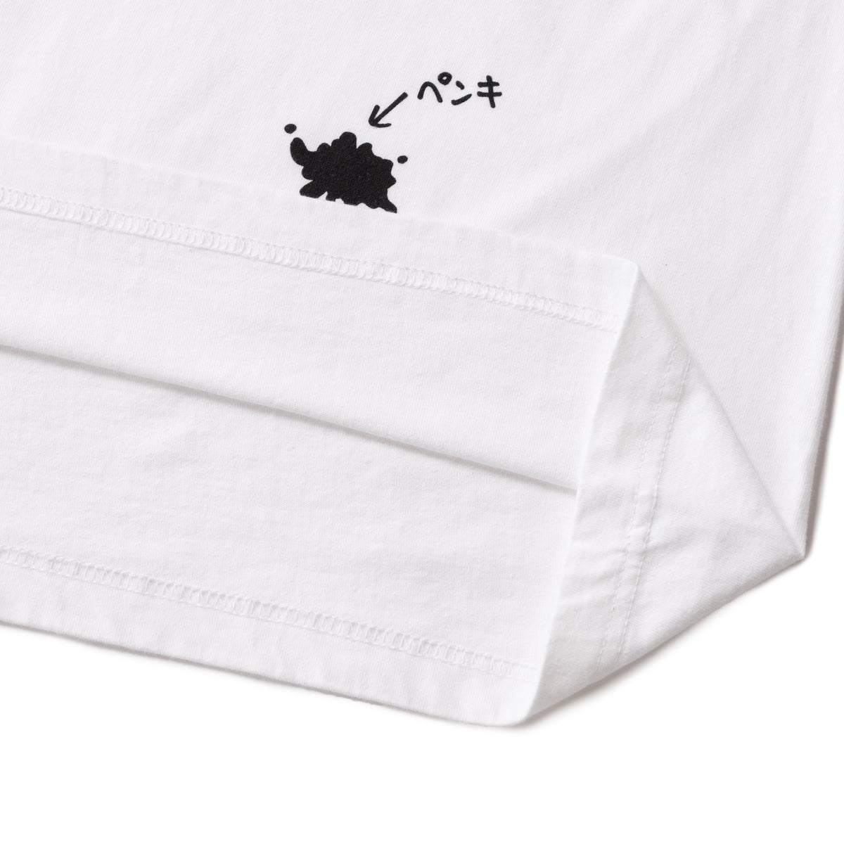 〖ゴマと穴とペンキ〗Pigment T-shirts - White