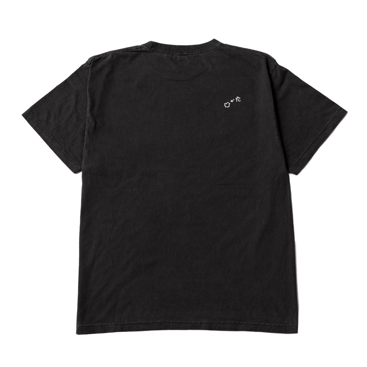 〖ゴマと穴とペンキ〗Pigment T-shirts - Vintage Black