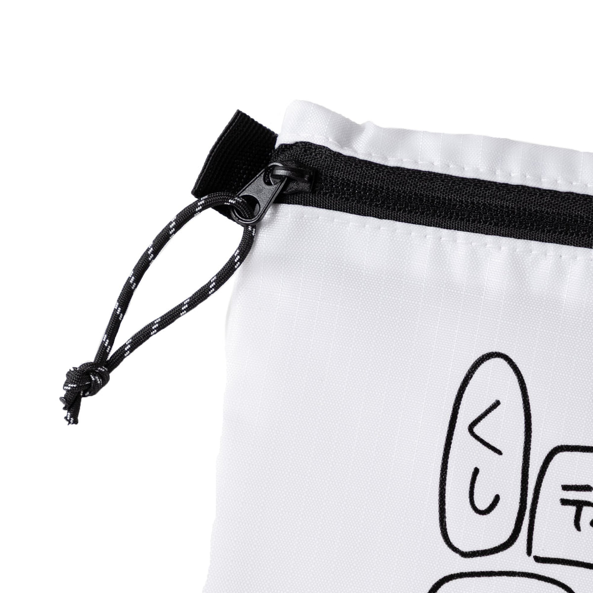 〖カバンの中身〗Flat pouch （L） - White