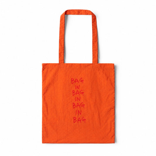 〖BAG IN BAG〗Nylon Tote - Orange