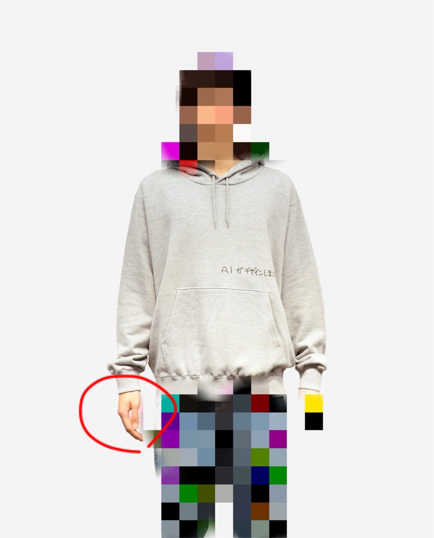 〖AIがデザインしました〗Sweatshirt hoodie-K021