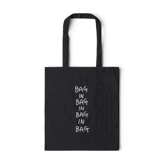 〖BAG IN BAG〗Nylon Tote - Black