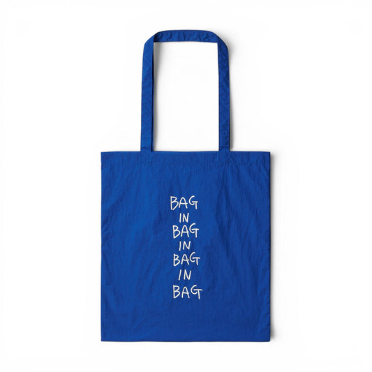 〖BAG IN BAG〗Nylon Tote - Blue
