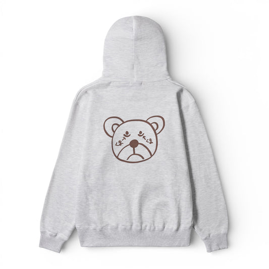 〖くま〗Sweatshirt hoodie-gr