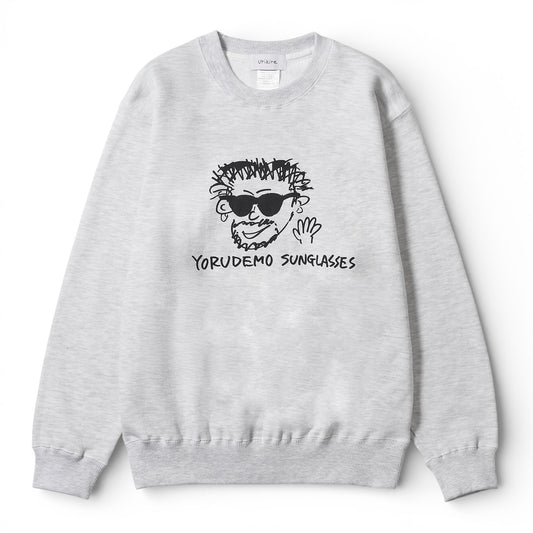 〖SUNGLASSES〗Sweatshirt-gray